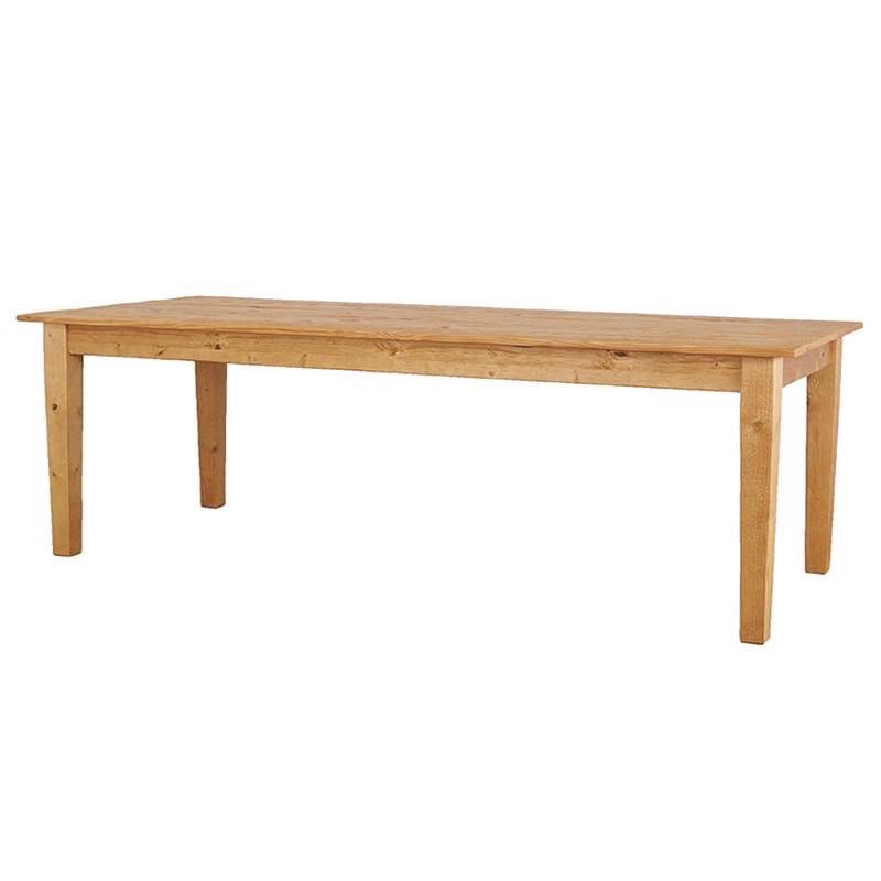 Reclaimed Wood Provence Farm Table, 10ft - Natural